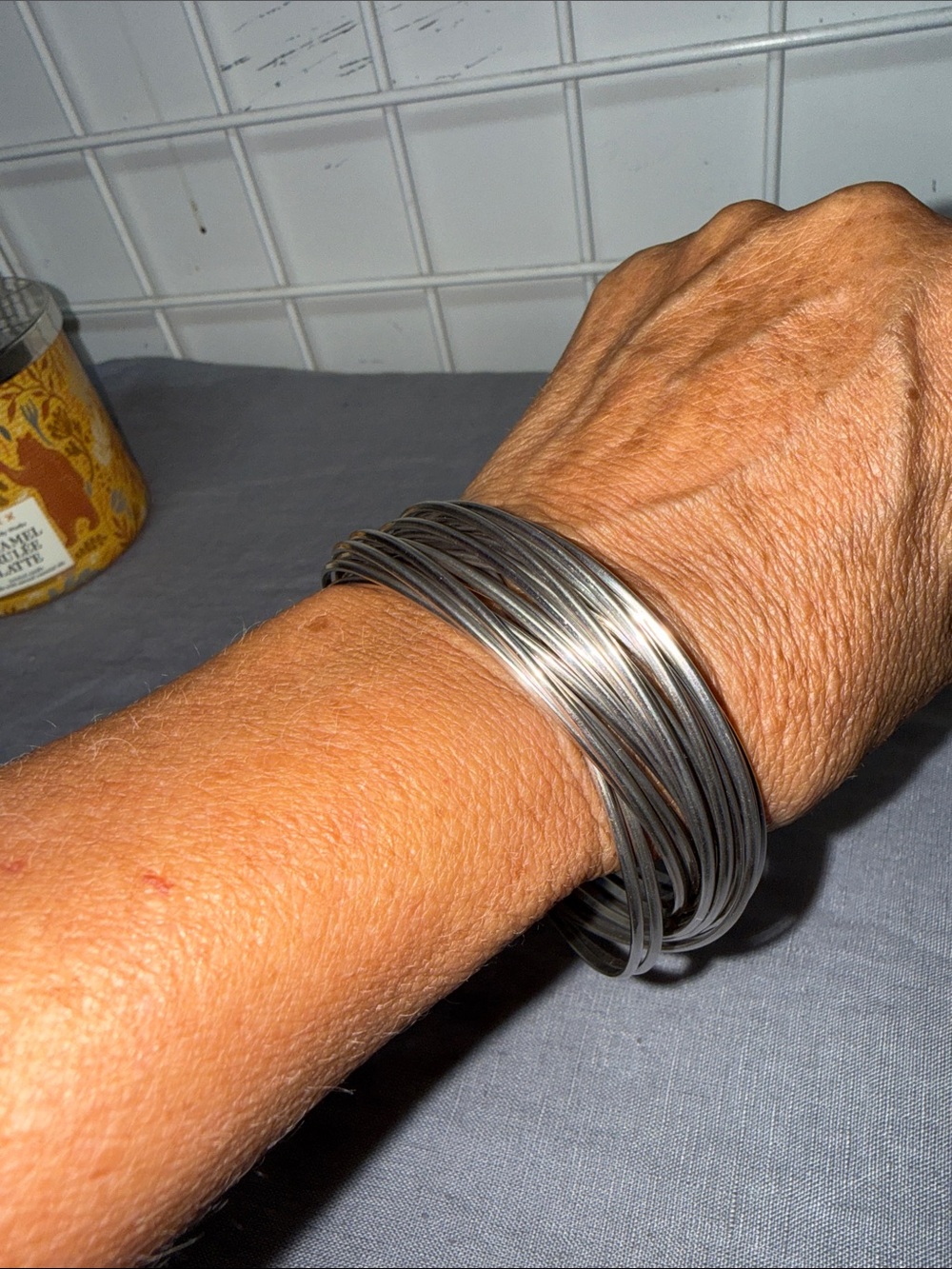 Silpada 925 Sterling Silver Salute 21 Interlocking Multi Strand Bracelet - Picture 7 of 7